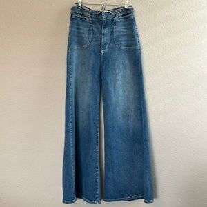 pilcrow wide leg, jeans